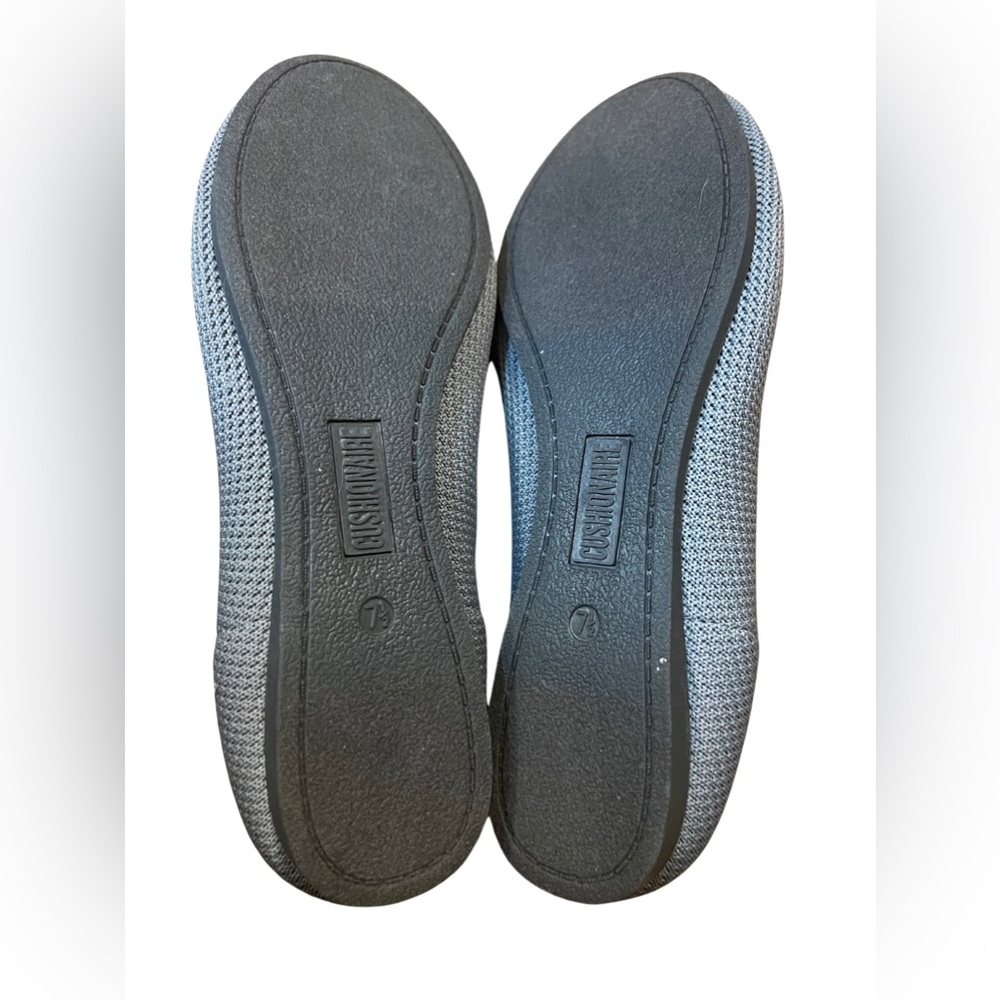 New Cushionaire Memory Foam Gray Flats Size 7.5 - image 7